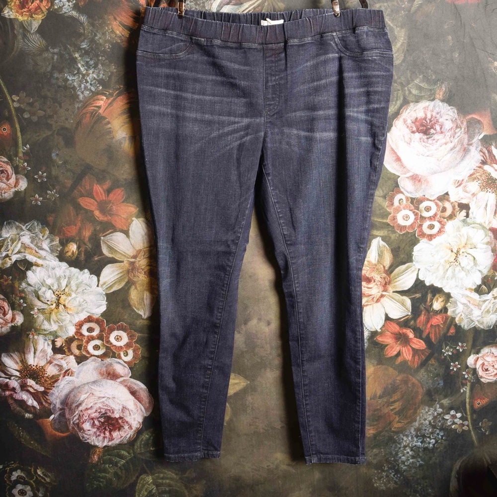 Eileen Fisher pull-on jeggings jean leggings size 1X